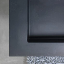 Tiger Karlo Badkamermeubel 120 Cm Hoogglans Wit Met Wastafel Zwart -Badkamer Winkel 123 1036