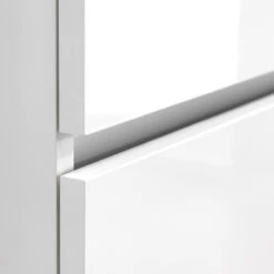 Tiger Karlo Badkamermeubel 120 Cm Hoogglans Wit Met Wastafel Zwart -Badkamer Winkel 123 1037