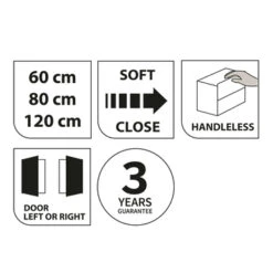 Tiger Kolomkast Karlo Zwart Mat -Badkamer Winkel 123 115