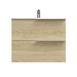 Tiger Badmeubelset Pocket 80 Cm Met 2 Lades Naturel Eik -Badkamer Winkel 123 1158