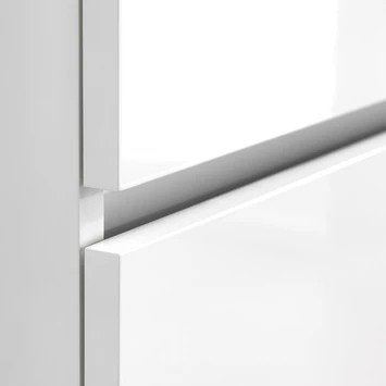 Tiger Karlo Badkamermeubelset 80 Cm Hoogglans Wit Met Wit Houten Wasblad En Glanzend Witte Keramische Waskom 5 Tiger Karlo Badkamermeubelset 80 Cm Hoogglans Wit Met Wit Houten Wasblad En Glanzend Witte Keramische Waskom - Afbeelding 3