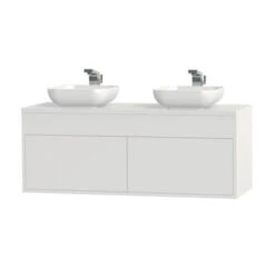 Tiger Helsinki Badkamermeubel 120 Cm Hoogglans Wit Met Waskom -Badkamer Winkel 123 1250