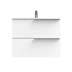 Tiger Badmeubelset Pocket 80 Cm Met 2 Lades Wit -Badkamer Winkel 123 1286