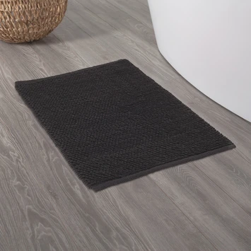 Sealskin Badmat Delhi 60x90cm Donkergrijs 7 Sealskin Badmat Delhi 60x90cm Donkergrijs - Afbeelding 5