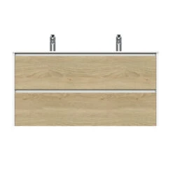 Tiger Reverse Meubelset 120 Cm Met 2 Lades Naturel Eik / Mat Wit Inclusief Oval Wastafel Dubbel Mat Wit 14 Tiger Reverse Meubelset 120 Cm Met 2 Lades Naturel Eik / Mat Wit Inclusief Oval Wastafel Dubbel Mat Wit -Badkamer Winkel 123 1334