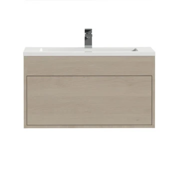 Tiger Helsinki Badkamermeubel 80 Cm Naturel Eiken Met Wastafel Polybeton Hoogglans Wit 4 Tiger Helsinki Badkamermeubel 80 Cm Naturel Eiken Met Wastafel Polybeton Hoogglans Wit - Afbeelding 2