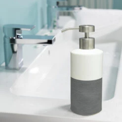 Sealskin Zeepdispenser Doppio Grijs -Badkamer Winkel 123 145