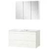 Style Badmeubelset Links Wit 100 Cm 2 Style Badmeubelset Links Wit 100 Cm -Badkamer Winkel 123 1536