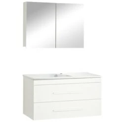 Style Badmeubelset Rechts Wit 100 Cm