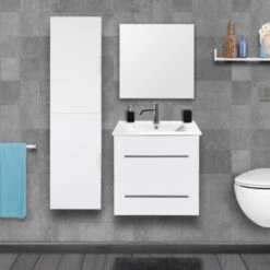 Shout Badmeubelset Compleet Wit -Badkamer Winkel 123 1542