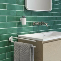 Tiger Handdoekhouder Urban 2-Armig Wit -Badkamer Winkel 123 1658