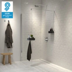 Tiger Douchemand Voor Douchewand 2-store Zwart -Badkamer Winkel 123 1778