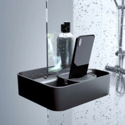 Tiger Douchemand Voor Douchewand 2-store Zwart -Badkamer Winkel 123 1781