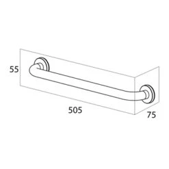 Handson Wandkorf Smart RVS 9 Handson Wandkorf Smart RVS -Badkamer Winkel 123 1808