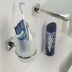 Tiger Bekerhouder Melbourne Hangend Met Beker Chroom -Badkamer Winkel 123 1812