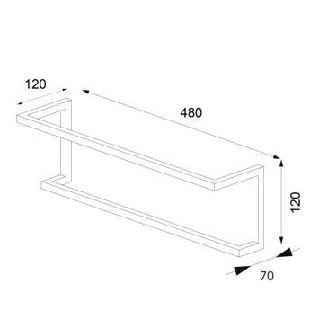 Sealskin Carré Handdoekrek 48 Cm Wit 9 Sealskin Carré Handdoekrek 48 Cm Wit - Afbeelding 7