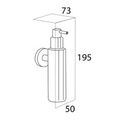 Tiger Zeepdispenser Boston Hangend RVS -Badkamer Winkel 123 1830