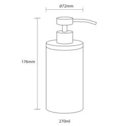 Sealskin Zeepdispenser Grace Wit 16 Sealskin Zeepdispenser Grace Wit -Badkamer Winkel 123 1950