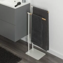 Sealskin Handdoekrek Brix Metaal Wit -Badkamer Winkel 123 2036