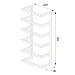 Sealskin Carré Handdoekrek Groot Zwart -Badkamer Winkel 123 2171
