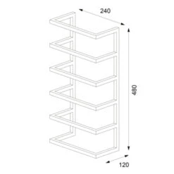 Sealskin Carré Handdoekrek Groot Zwart -Badkamer Winkel 123 2172