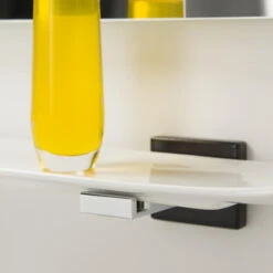 Tiger Planchet Zenna Chroom/Wengé -Badkamer Winkel 123 2206