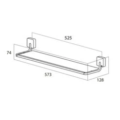 Tiger Planchet Impuls RVS -Badkamer Winkel 123 2229