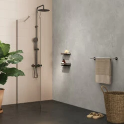 Tiger Planchet Cooper 28 Cm RVS/zwart -Badkamer Winkel 123 2262