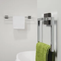 Tiger Zenna Handdoekring Chroom/wenge 10 Tiger Zenna Handdoekring Chroom/wenge -Badkamer Winkel 123 234