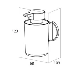 TIger Zeepdispenser Hangend Tune RVS -Badkamer Winkel 123 2390
