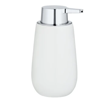 Wenko Keramische Zeepdispenser Badi Wit 4 Wenko Keramische Zeepdispenser Badi Wit - Afbeelding 2