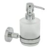Haceka Matglazen Zeepdispenser Kosmos Tec Hangend Chroom -Badkamer Winkel 123 2453
