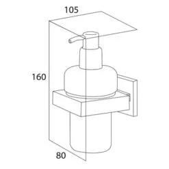 Tiger Zeepdispenser Items Hangend RVS -Badkamer Winkel 123 2457