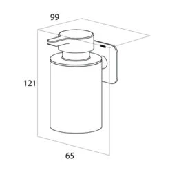 Tiger Zeepdispenser Colar Hangend Chroom -Badkamer Winkel 123 2464