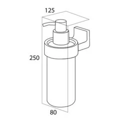 Tiger Zeepdispenser Ontario Hangend Chroom -Badkamer Winkel 123 2470