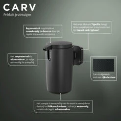 Tiger Zeepdispenser Carv 175 Ml Zwart -Badkamer Winkel 123 2480