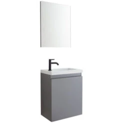 Allibert Fonteinmeubel Portopack Grijs 40cm -Badkamer Winkel 123 25