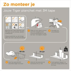 Tiger Planchet Colar 18 Cm Zwart 18 Tiger Planchet Colar 18 Cm Zwart -Badkamer Winkel 123 251