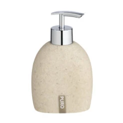 Wenko Zeepdispenser Puro Beige -Badkamer Winkel 123 2511