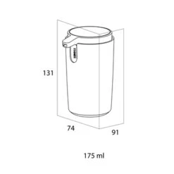 Tiger Zeepdispenser Carv Vrijstaand 175 Ml Zwart -Badkamer Winkel 123 2569