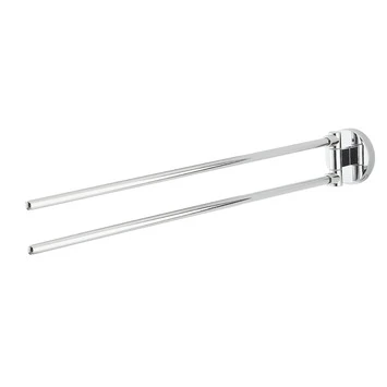 Handson Handdoekrek Smart Met Draaibare Armen Chroom 4 Handson Handdoekrek Smart Met Draaibare Armen Chroom - Afbeelding 2