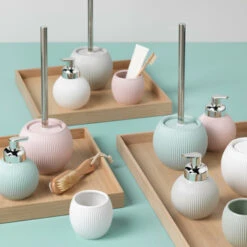 Sealskin Zeepdispenser Convex Licht Aqua -Badkamer Winkel 123 2592