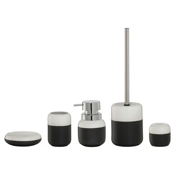 Sealskin Zeepdispenser Sphere Porcelein Zwart 6 Sealskin Zeepdispenser Sphere Porcelein Zwart - Afbeelding 4