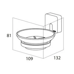 Tiger Zeepbakje Impuls Hangend RVS 9 Tiger Zeepbakje Impuls Hangend RVS -Badkamer Winkel 123 2748