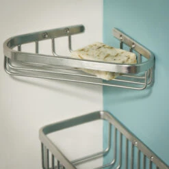 Tiger Zeepbakje Exquisit Voor Hoek Hangend RVS -Badkamer Winkel 123 2825