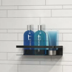 Tiger Douchemand Met Handdoekhouder Caddy Zw -Badkamer Winkel 123 2911