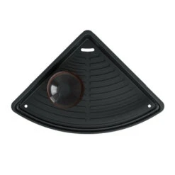 Tiger Hoekdouchemand Carv 21 Cm Zwart -Badkamer Winkel 123 3004