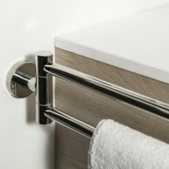 Tiger Dubbel Handdoekrek Boston Met Draaibare Armen Chroom -Badkamer Winkel 123 3018