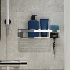 Tiger Douchemand Met Haak Caddy Chroom -Badkamer Winkel 123 3051