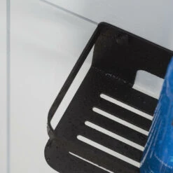 Tiger Douchemand Met Haak Caddy Zwart -Badkamer Winkel 123 3065